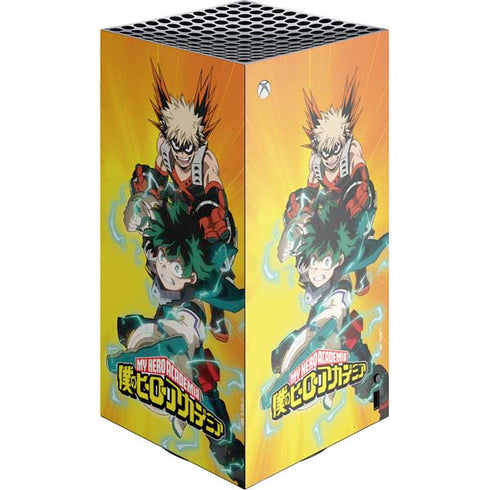 My Hero Academia Deku and Bakugo Season 5 XBox Series X Digital Edition Console Skin